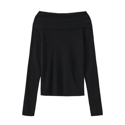 Merino Horizon Neckline Knit