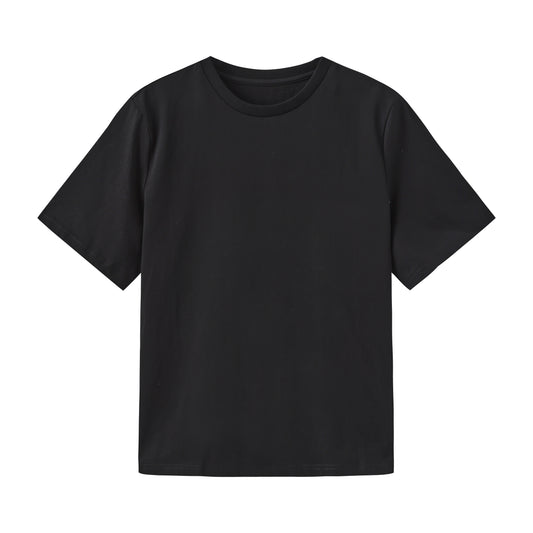 Core cotton Tee 正肩纯色标准版圆领短袖T恤 简约通勤夏季